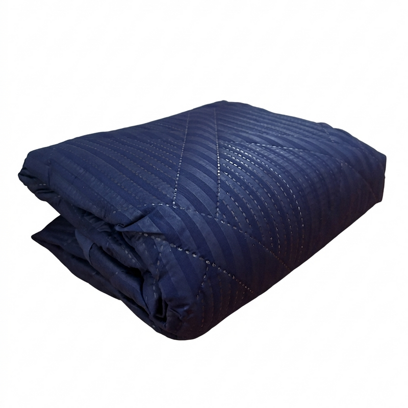 Protector de Colchón Premium Termosellado Azul Oscuro Antialérgico