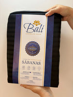 Juego de Sábanas Negro Premium 180 Hilos – Suavidad Total, Frescas y Ajuste Perfecto