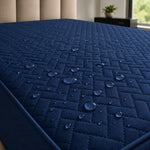 Protector impermeable azul oscuro