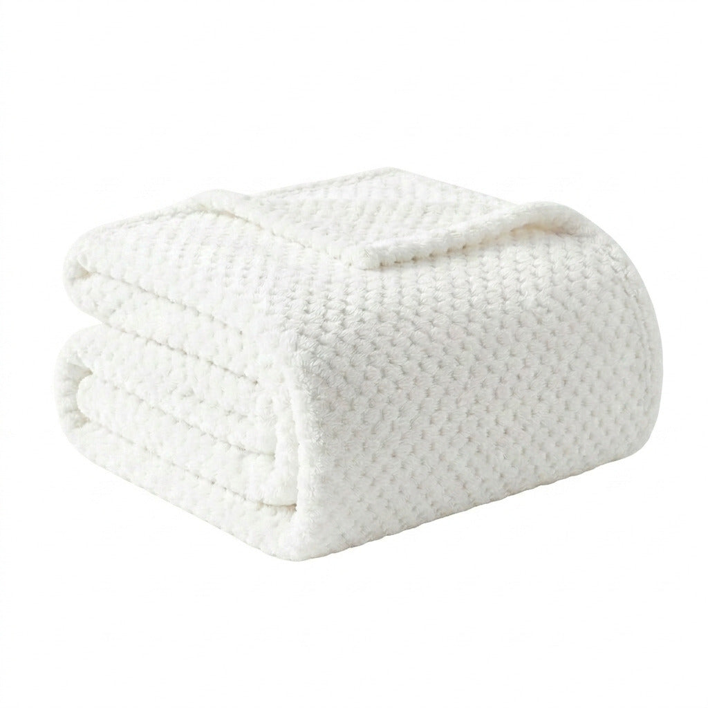 Cobija Térmica Liviana Marfil 190x200: Calor Perfecto sin Peso para Noches de Máximo Confort